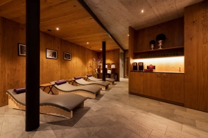 Bild: Relax in Apart6580&#39;s finnish sauna, saunarium and relaxation room.