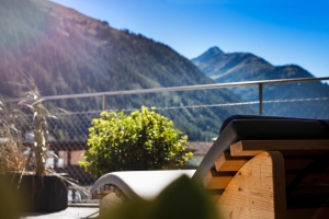 Bild: Sun terrace with a view of the surrounding mountain ranges